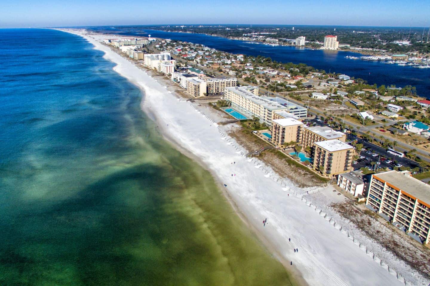 Ariel view of Fort Walton